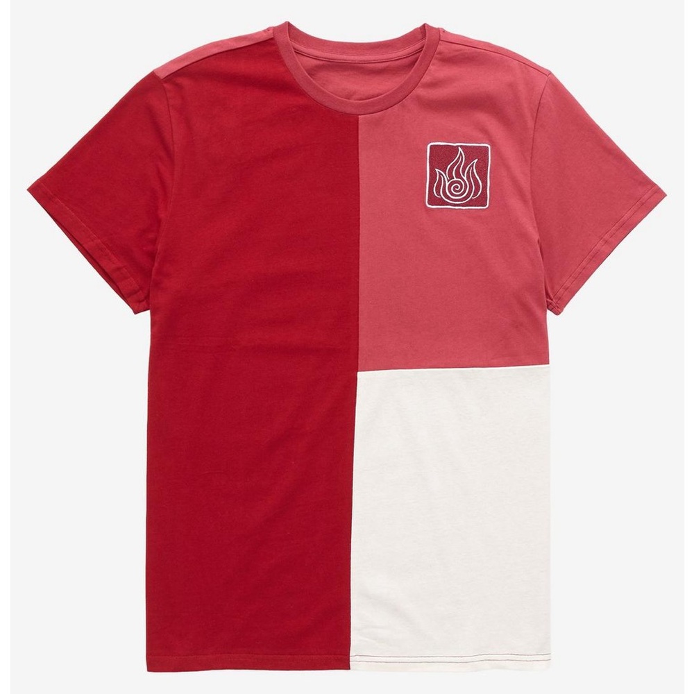 Avatar: The Last Airbender Fire Nation Color Block T-Shirt